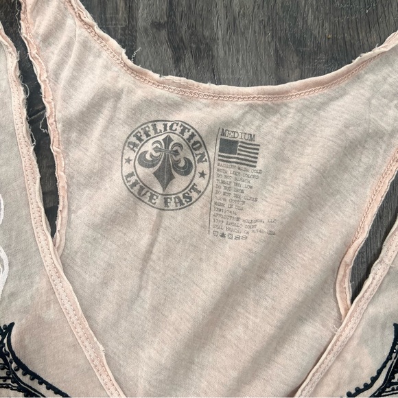 Y2K Grunge Affliction Tank Top - Picture 4 of 5